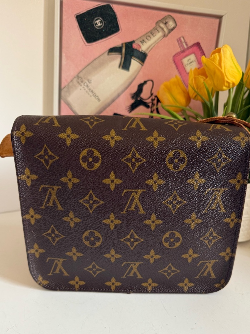 Louis Vuitton Cartouchiere MM  Monogram Crossbody Bag 🌟 - Picture 5 of 17